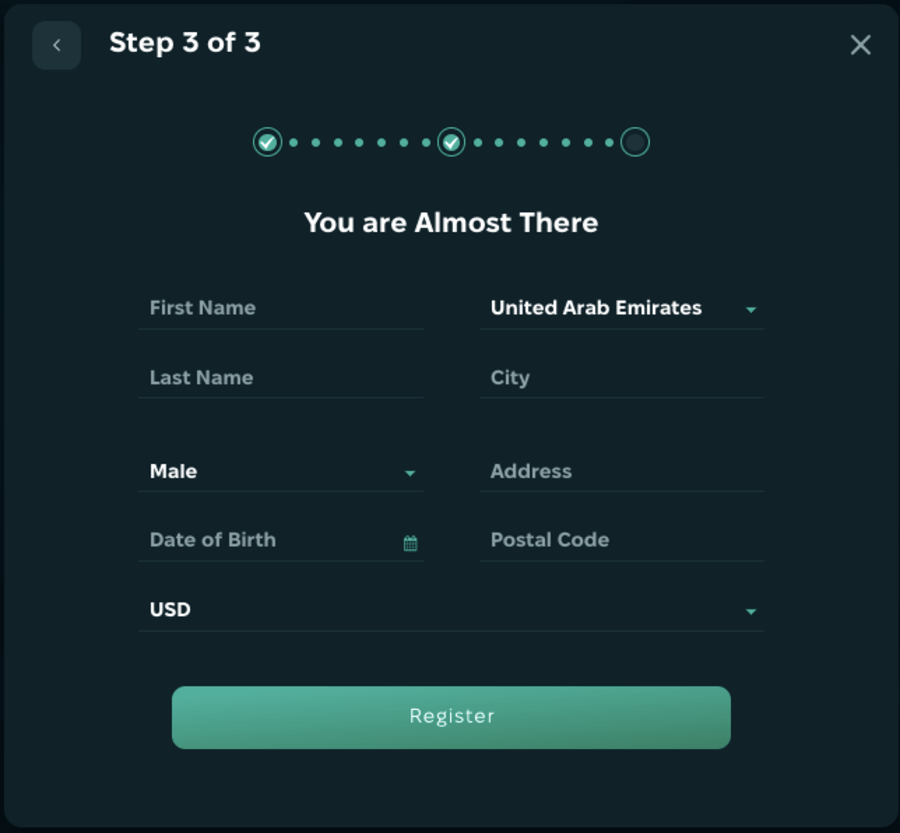 WinsRoyal register process