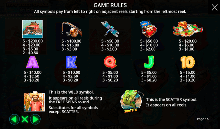 big bass splash symbols and rules