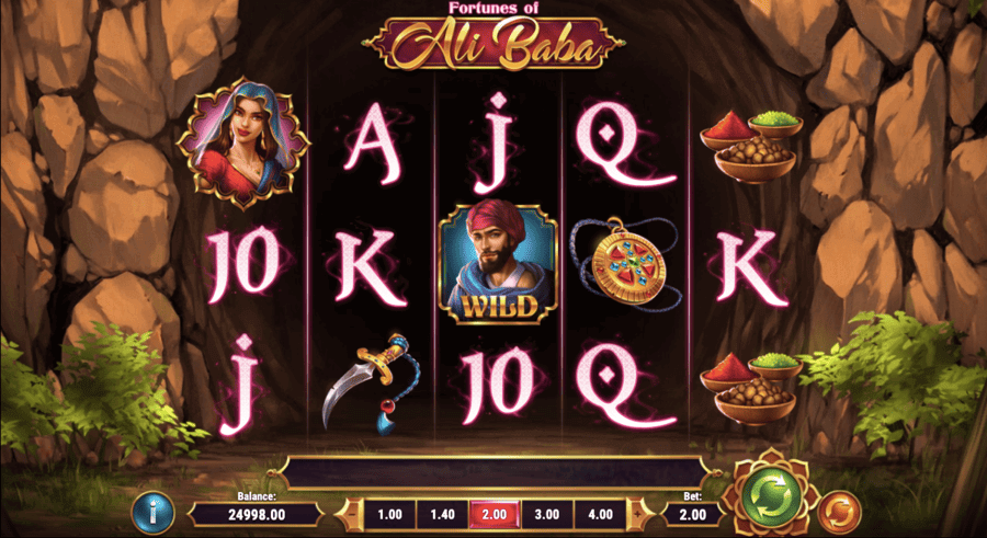 fortunes of ali baba gameplay