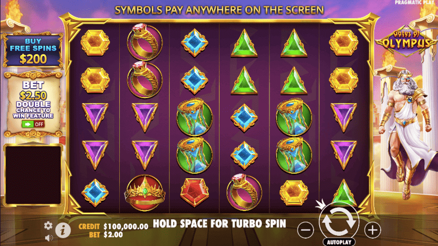 gates of olympus gameplay