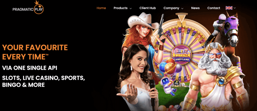 pragmatic play welcome page