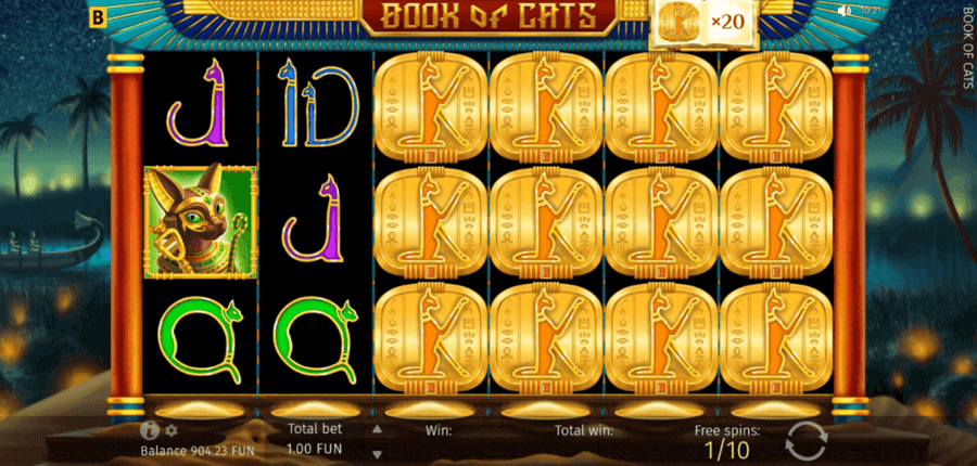 book of cats Free spins