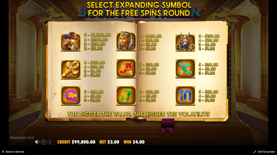 book of the fallen free spins