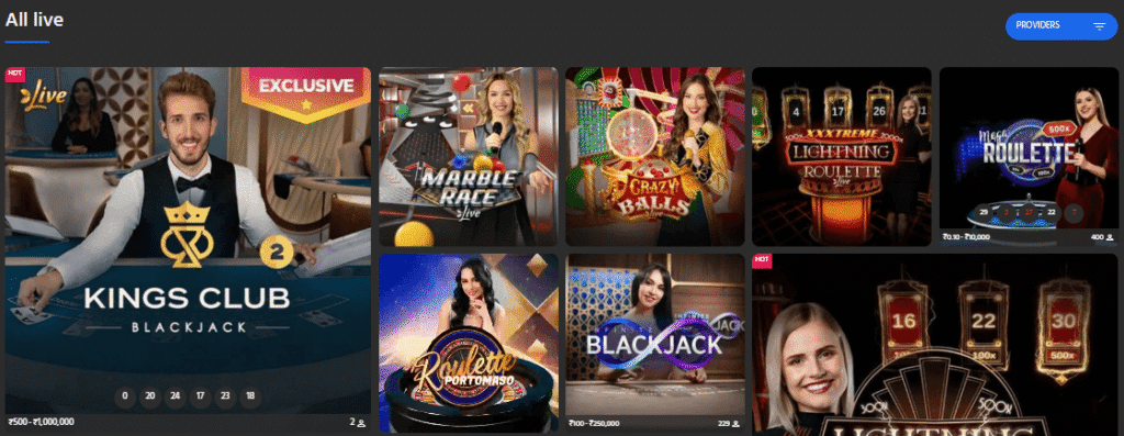 Qatar Casino Live game show at slotimo