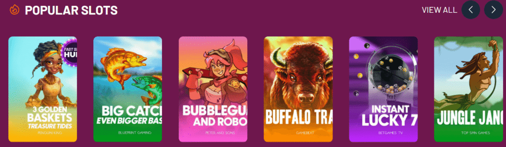 popular slots of LetsJackpot Casino
